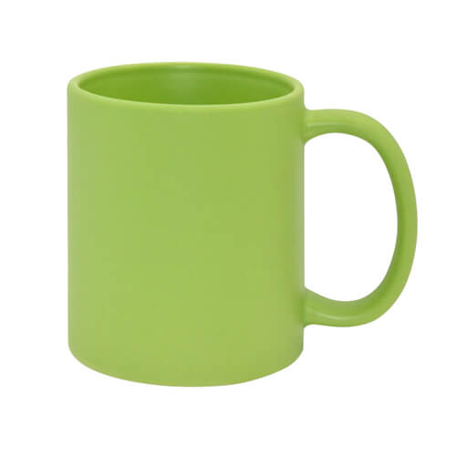 Plnofarebný hrnček - matný zelený na sublimáciu