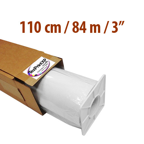 TexPrintXP-HR papīra ruļlis 110 cm x 84 m 3" spole Sublimācija Termiskā pārnese