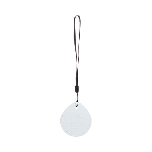 Pendentif - une goutte / étui AirTag pour sublimation - blanc