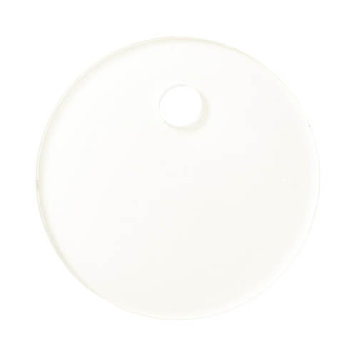 Acryl naambadge voor 780 / 900 / 1050 / 1260 ml mok voor sublimatie - cirkel