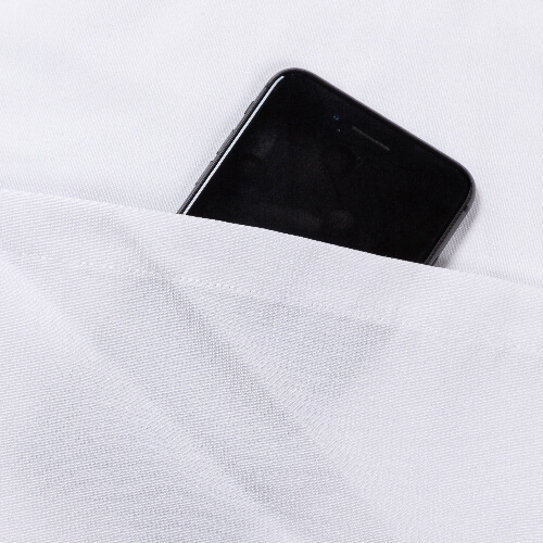 Tablier blanc adulte avec poche pour sublimation