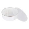 900 ml enamelled bowl with lid for sublimation printing