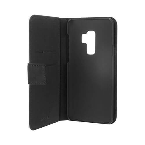 Samsung Galaxy S9 Plus G9650 ādas futrālis melns sublimācijas termopārneses materiāls