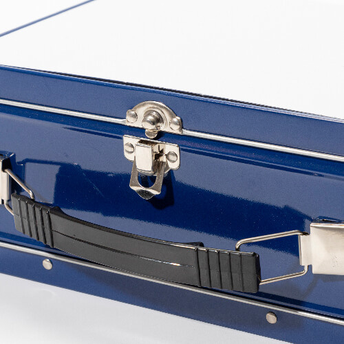 Metalen lunchbox voor sublimatie - blauw