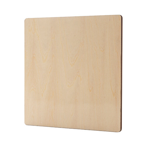 Placa de madera contrachapada de doble cara para sublimación 20 x 20 x 0,5 cm - 2 uds.