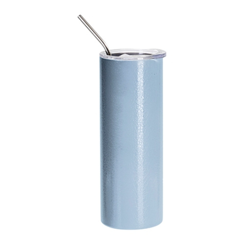 600 ml mugg med sprucken yteffekt för sublimering - blå