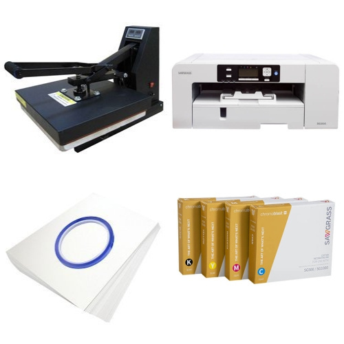 Printing kit for T-shirts Sawgrass Virtuoso SG1000 + SB3D3 ChromaBlast