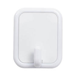 Large plastic hanger for sublimation - white rectangle