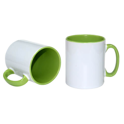 Taza 300 ml Divertida transferencia térmica por sublimación verde