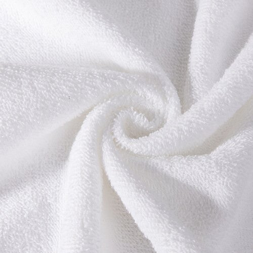 Children's towel with a hood for sublimation - white