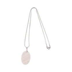 Seashell chain pendant for sublimation printing - oval