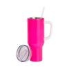 Roestvrijstalen reisbeker 1200 ml voor sublimatie - mat roze neon