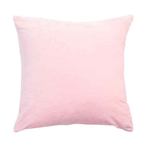 BestSub față de pernă din pluș 40 x 40 cm pentru sublimare - roz