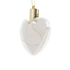 Plastic bauble glowing with warm light - heart for sublimation