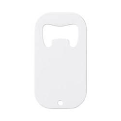 3,8 x 7 cm flesopener voor sublimatie - wit