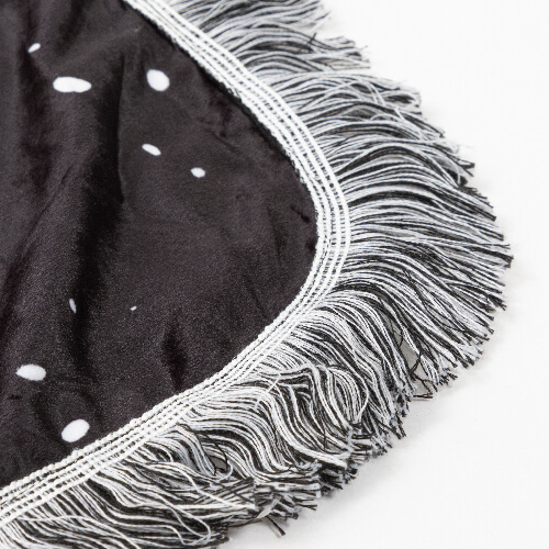 Couverture en peluche Bleached Starry Black Rectangle pour sublimation