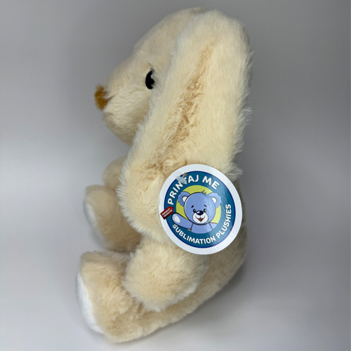 Kanin 25 cm för sublimeringstryck - ljus beige