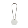 Acrylic mug tag for sublimation - circle on ball chain