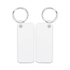 Double-sided MDF keychain for sublimation - rectangle