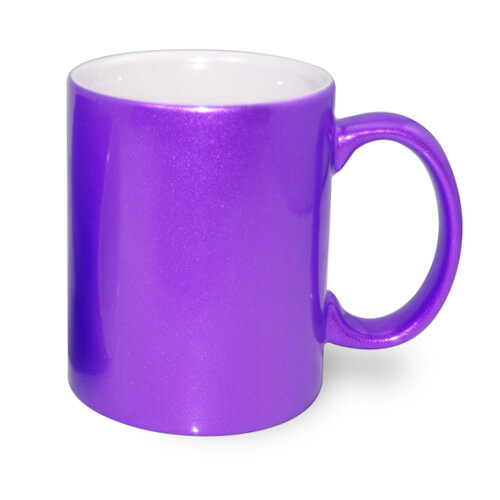 Mug 330 ml métallisés – pourpre Sublimation Transfert Thermique