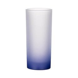 Verre dépoli pour sublimation 200ml - dégradé bleu marine