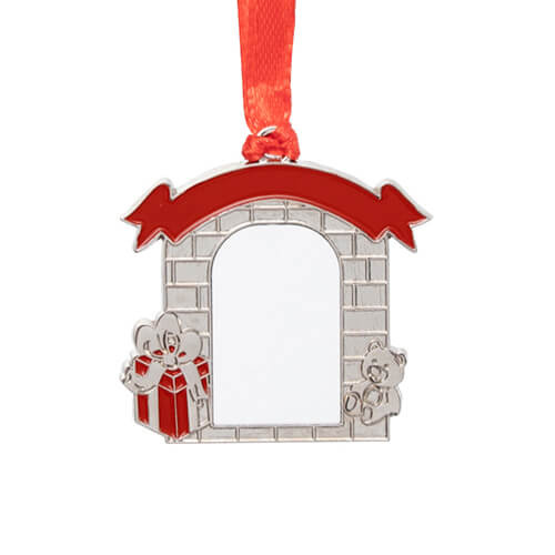 Pendentif sapin de Noël en métal pour sublimation - portail