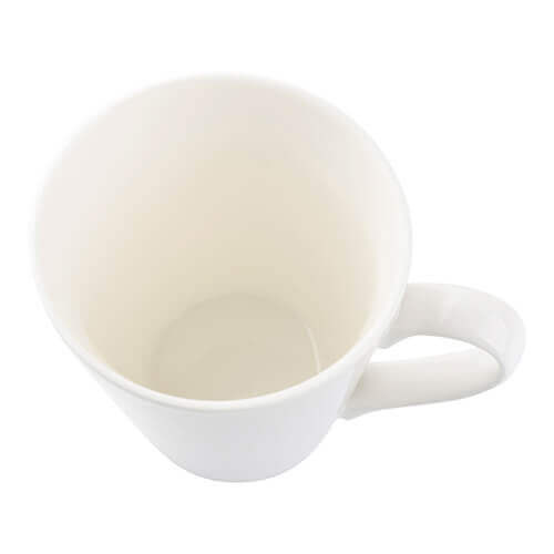 Porcelain Latte mug for thermal-transfer printing