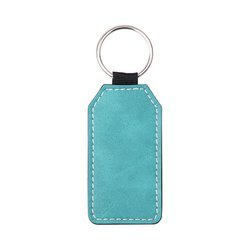 Leather keyring for sublimation - green barrel