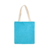 Pluche zak 34 x 37 cm voor sublimatie - wit en blauw