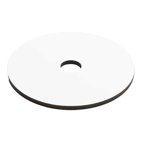 Namnbricka i fiberboard för 1200 ml mugg för sublimering - cirkel