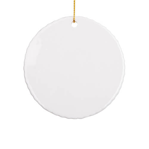 Keramički privjesak za sublimaciju - Mali zupčanik