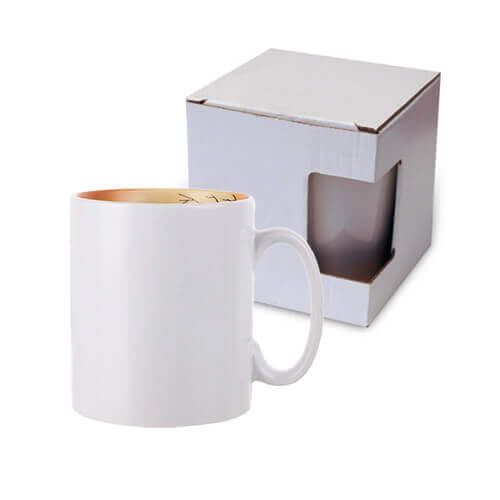 Mug 300 ml avec intérieur Halloween avec boîte Sublimation Transfert Thermique