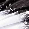Couverture en peluche Bleached Starry Black Rectangle pour sublimation