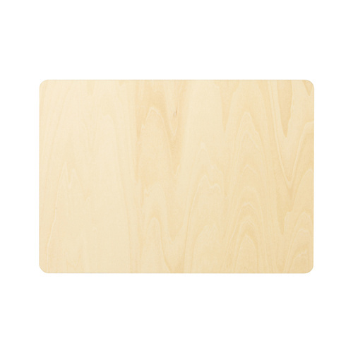 Set of 4 plywood placemats for printing