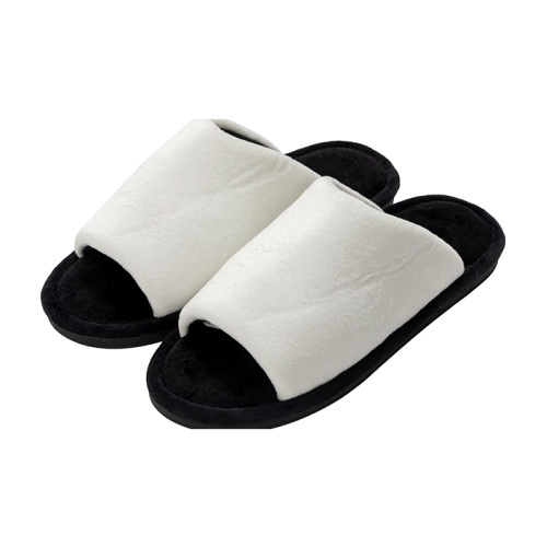 Chaussons adultes avec tige longue pour sublimation - semelle noire