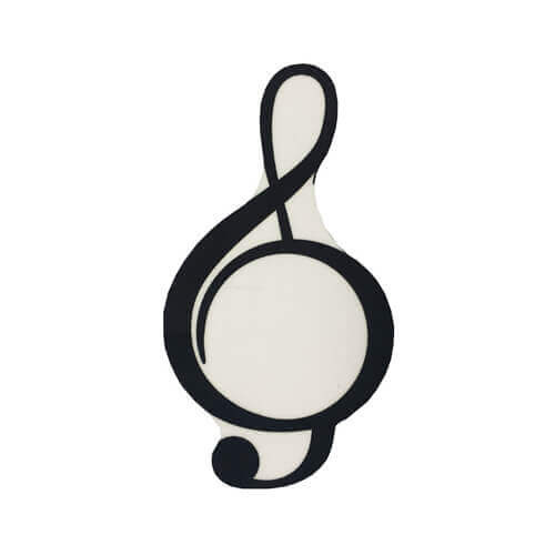 Okvir za fotografijo MDF z magnetom - Ključ za violino - Sublimacijski toplotni prenos