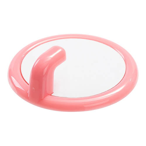 Grote plastic hanger voor sublimatie - roze cirkel