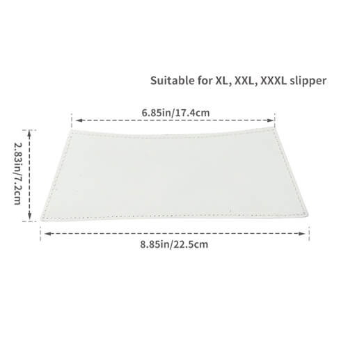 Cholewka do klapek dla dorosłych do rozmiaru XL / XXL / XXXL do sublimacji - 2 szt.