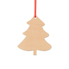 Pendentif sapin de Noël en bois pour sublimation - jeune arbre