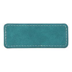 Læderbadge 8,2 x 3,1 cm til sublimering - grøn