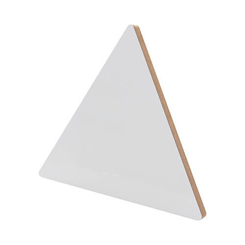 Cadre photo triangulaire en MDF pour sublimation - 22,8 x 25,4 cm