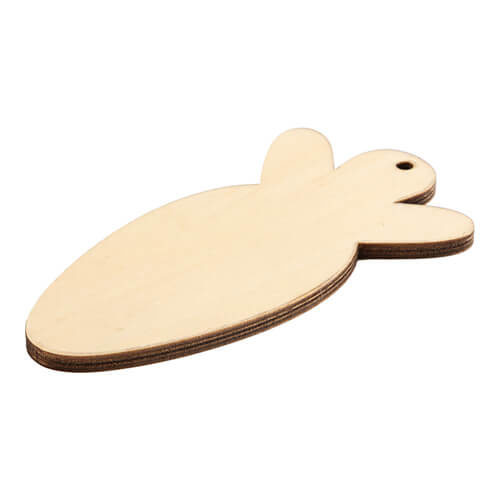 Pendentif en contreplaqué pour sublimation - Carrot