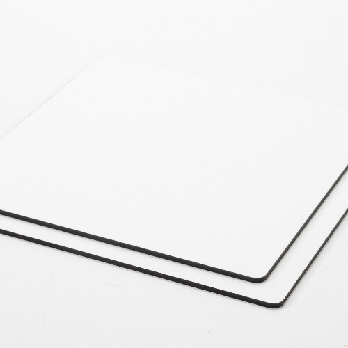 Fiberboard for sublimation 20 x 20 x 0.3 cm - 2 pcs. - dark brown back