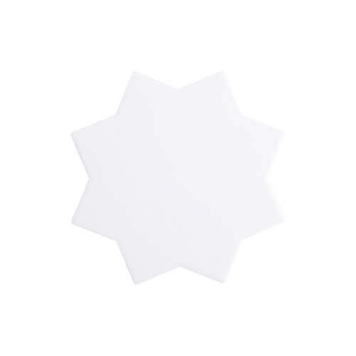Keramična podloga za sublimacijo - osemkraka zvezda
