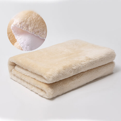 Manta de microfibra y polar ártico para sublimación - caqui