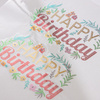 Zirkónová fólia na termotransfer - Happy Birthday