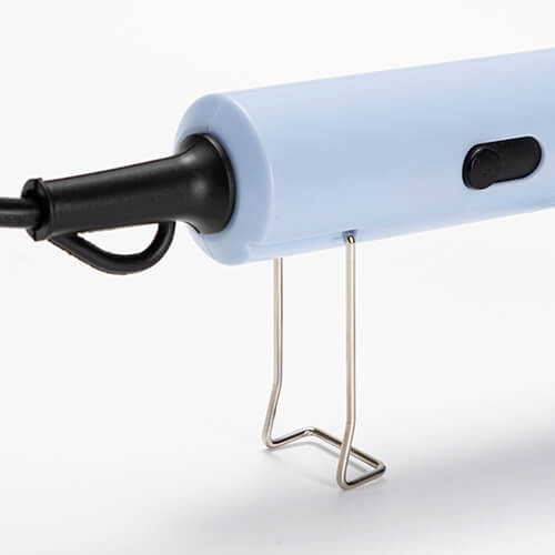 Calentador de pistola plegable