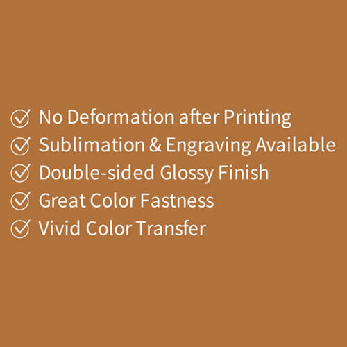 Pizzabræt af bambus til sublimering - trekant