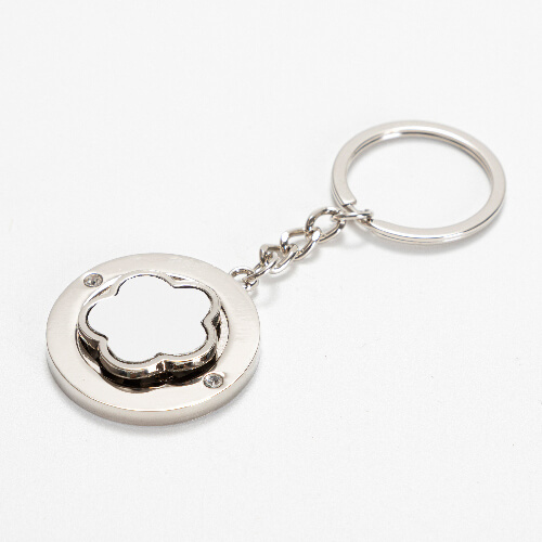 Roterende sleutelhanger voor sublimatie - bloem