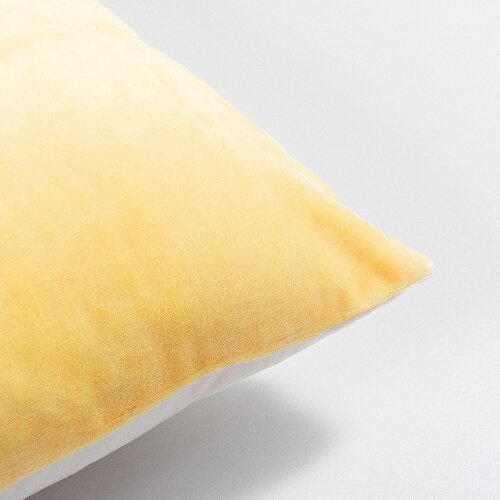 BestSub funda de almohada de felpa de 40 x 40 cm para sublimación - amarillo